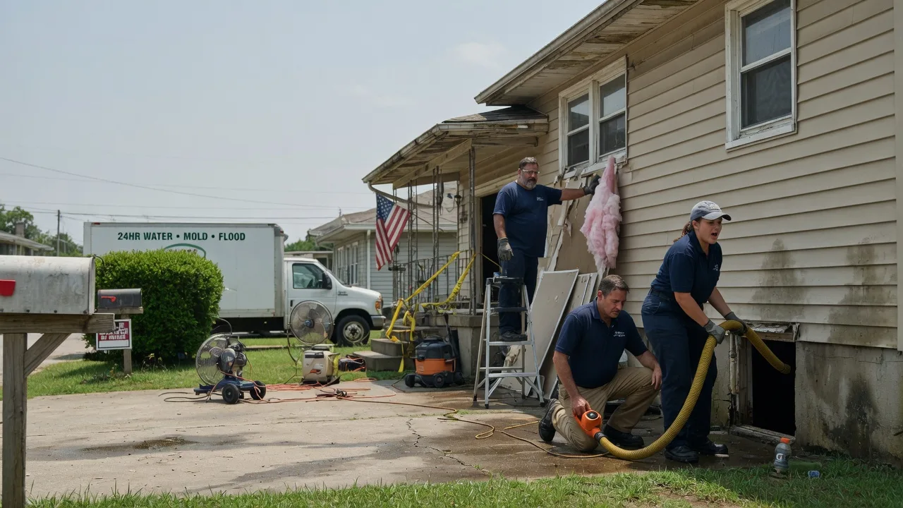 Water Damage Repair in Twin Oaks, OK near me